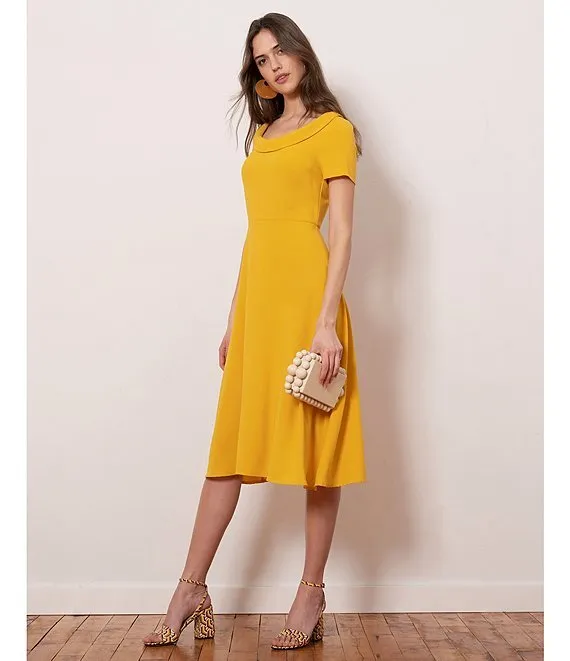 Donna Morgan Collar Detail Dress
