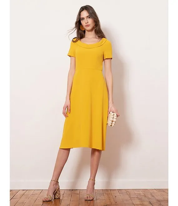 Donna Morgan Collar Detail Dress