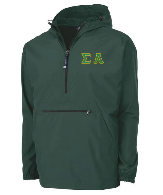 Embroidered Pack and Go Pullover