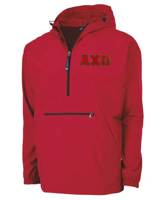 Embroidered Pack and Go Pullover