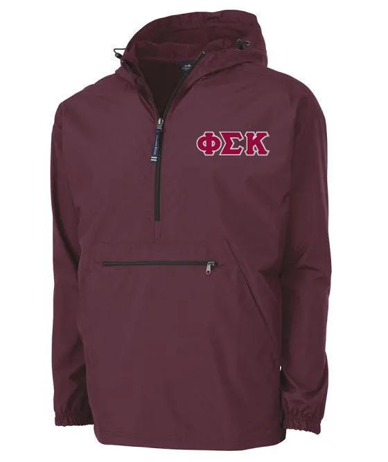 Embroidered Pack and Go Pullover