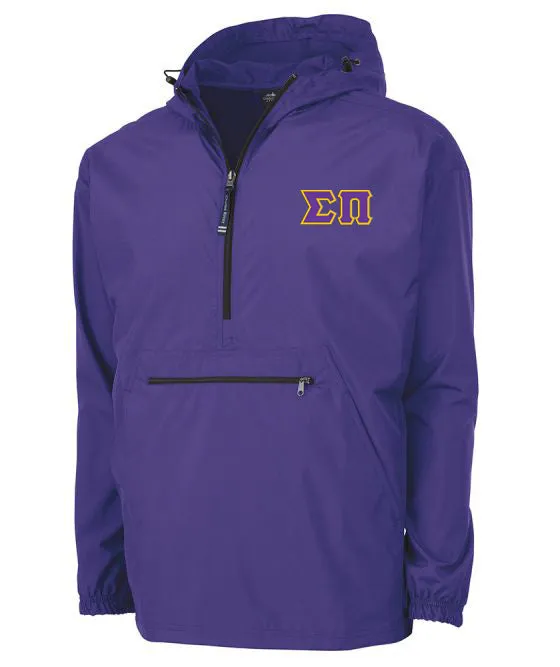 Embroidered Pack and Go Pullover