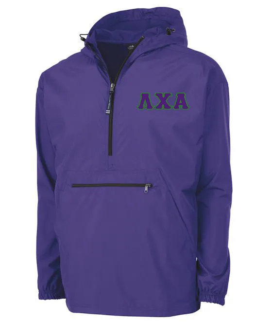 Embroidered Pack and Go Pullover