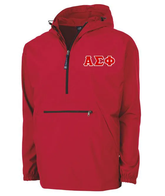 Embroidered Pack and Go Pullover