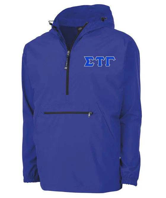 Embroidered Pack and Go Pullover