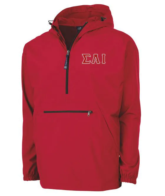 Embroidered Pack and Go Pullover