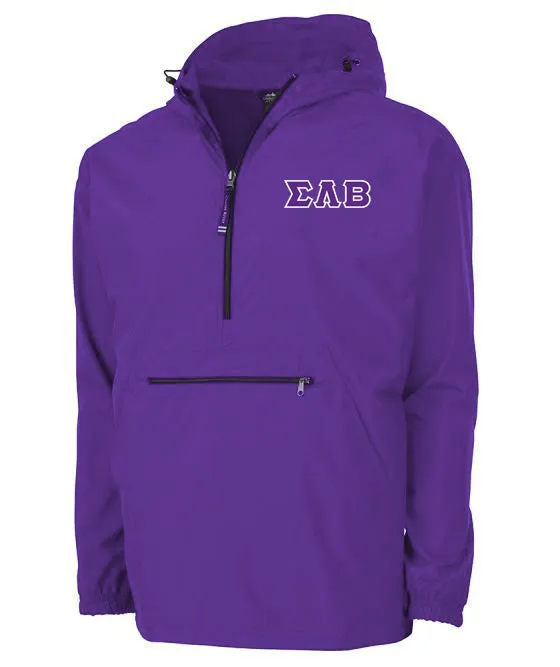 Embroidered Pack and Go Pullover