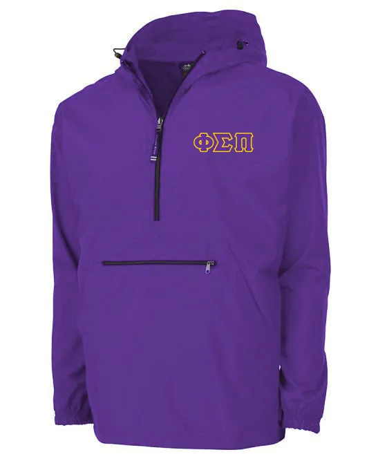 Embroidered Pack and Go Pullover