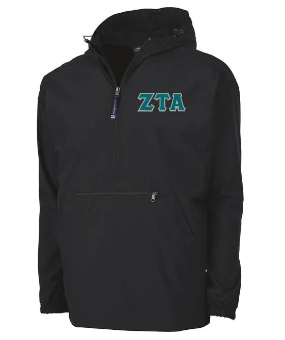 Embroidered Pack and Go Pullover