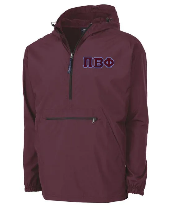 Embroidered Pack and Go Pullover