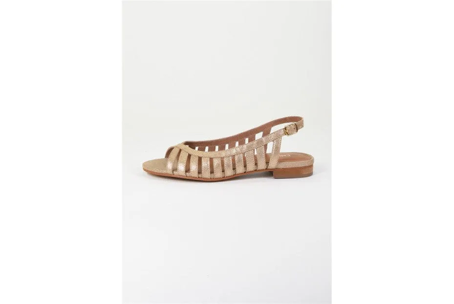 Emilie Karston Women's Lune Ballerina Sandals- Gold