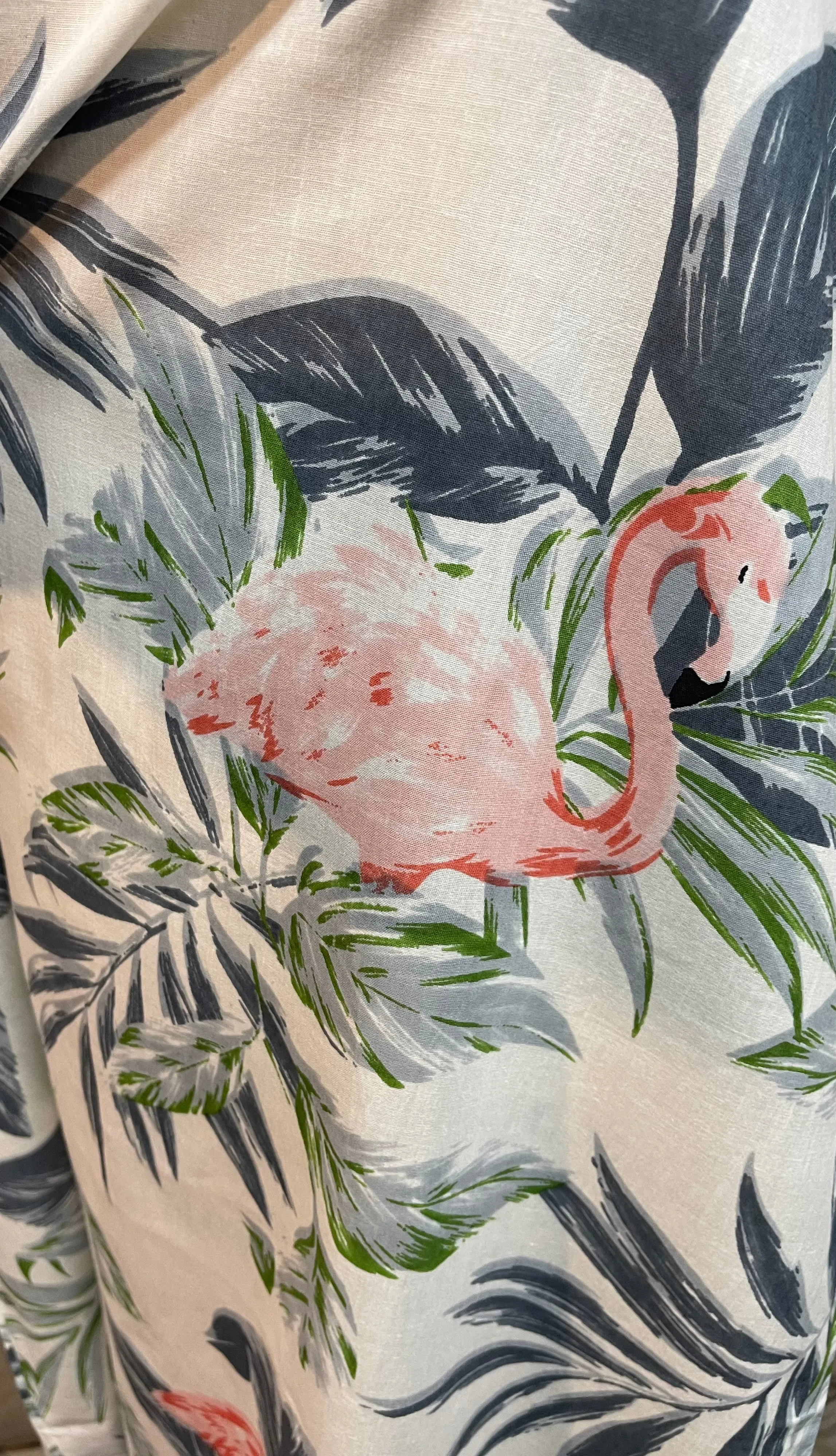 Flamingo Cotton Sundress - Gown