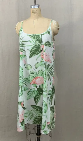 Flamingo Cotton Sundress - Gown