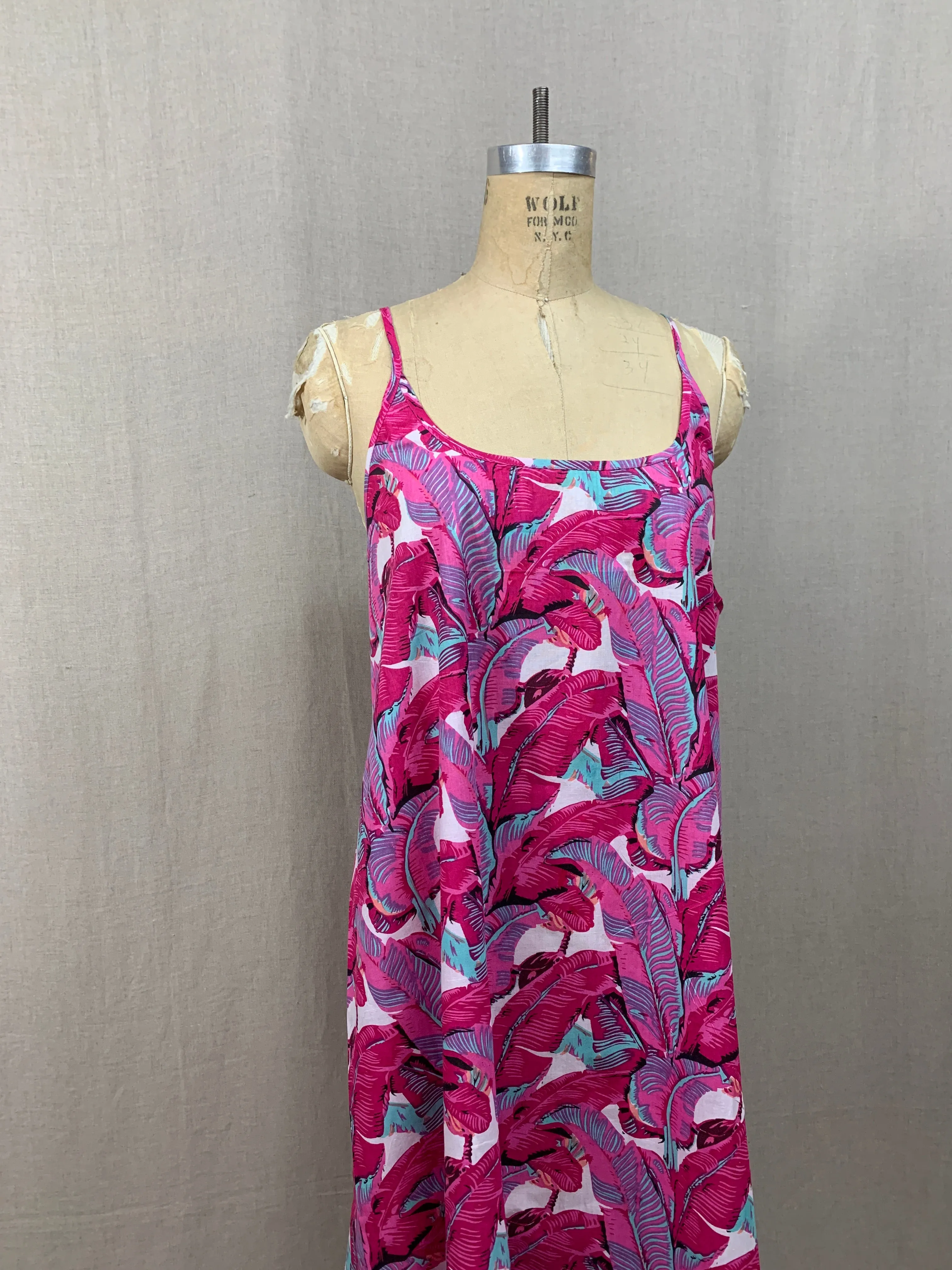 Flamingo Cotton Sundress - Gown
