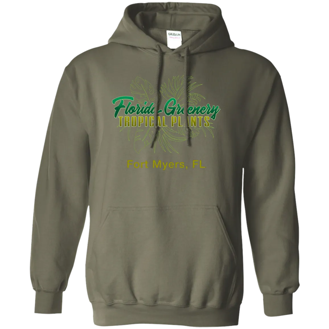 FLORIDA GREENERY G185 Pullover Hoodie