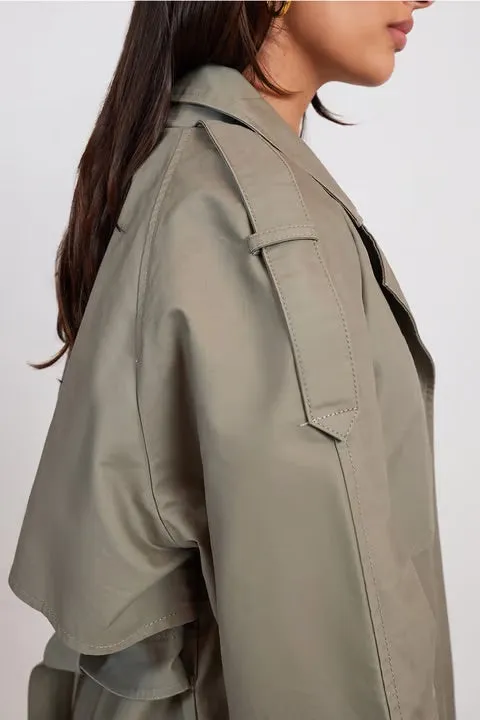 Frieda Trench Pewter