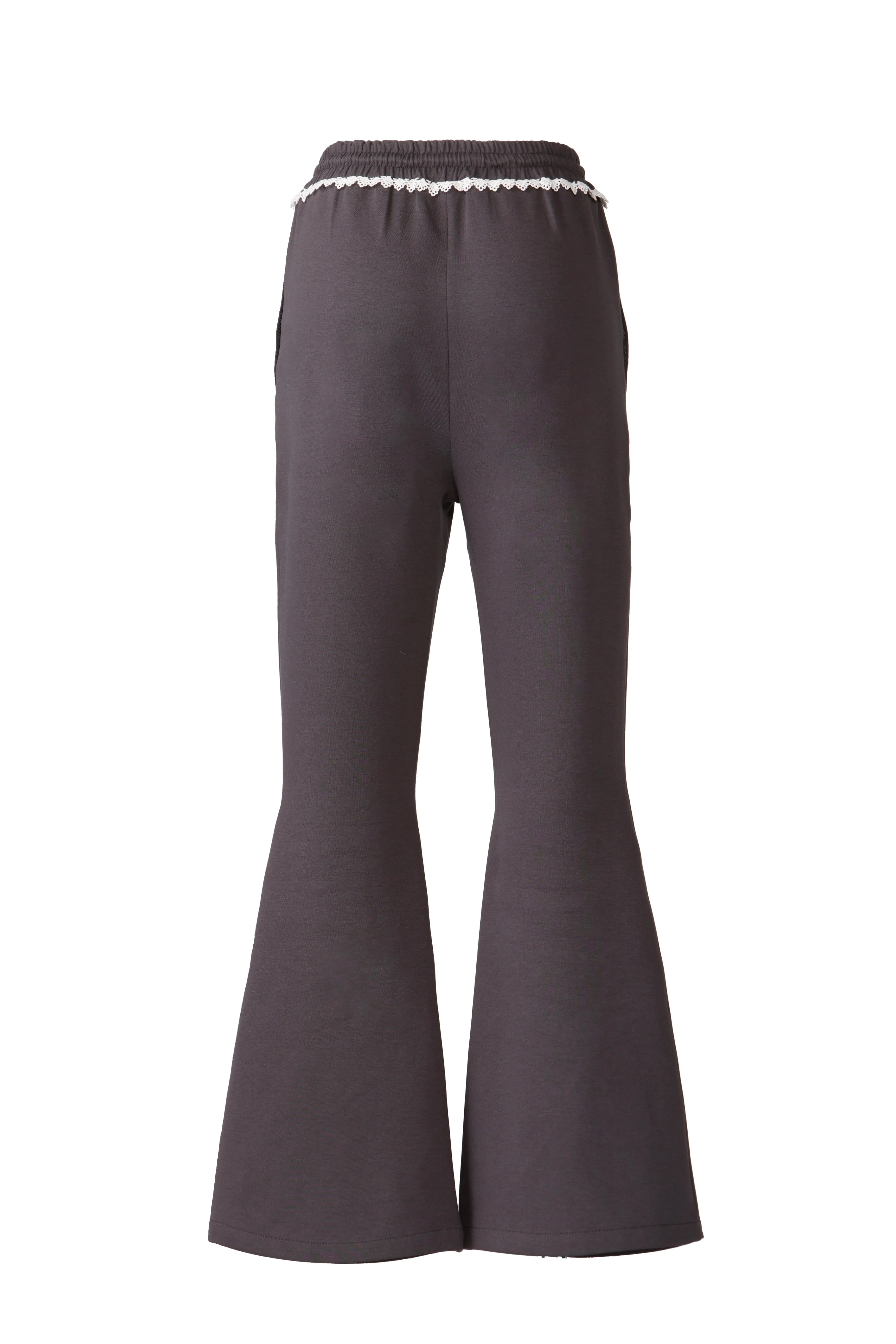 Frill skirt layered pants