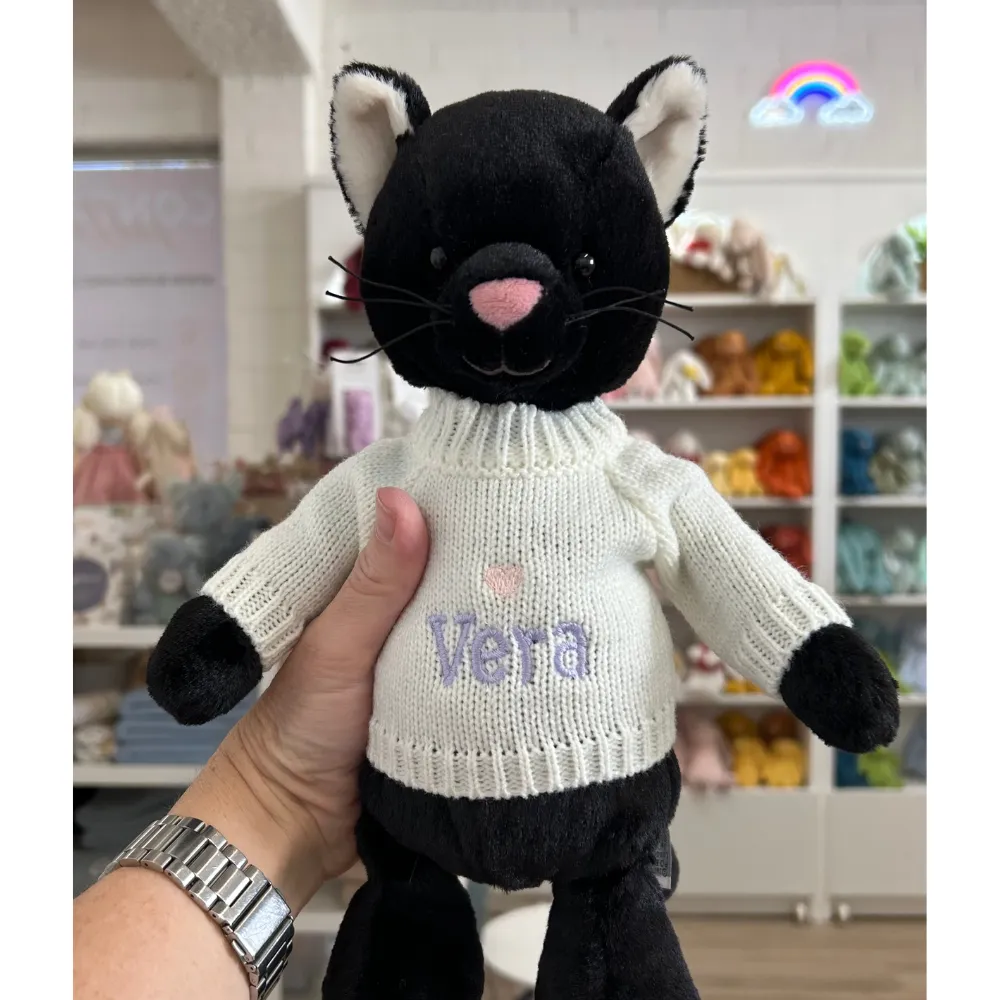 Jellycat Bashful Black Kitten