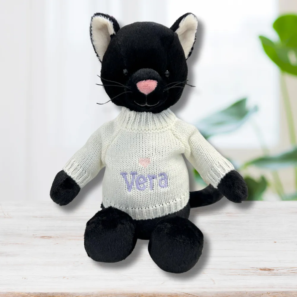 Jellycat Bashful Black Kitten