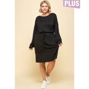 Kim Knit Dress - Plus Size- FINAL SALE ITEM