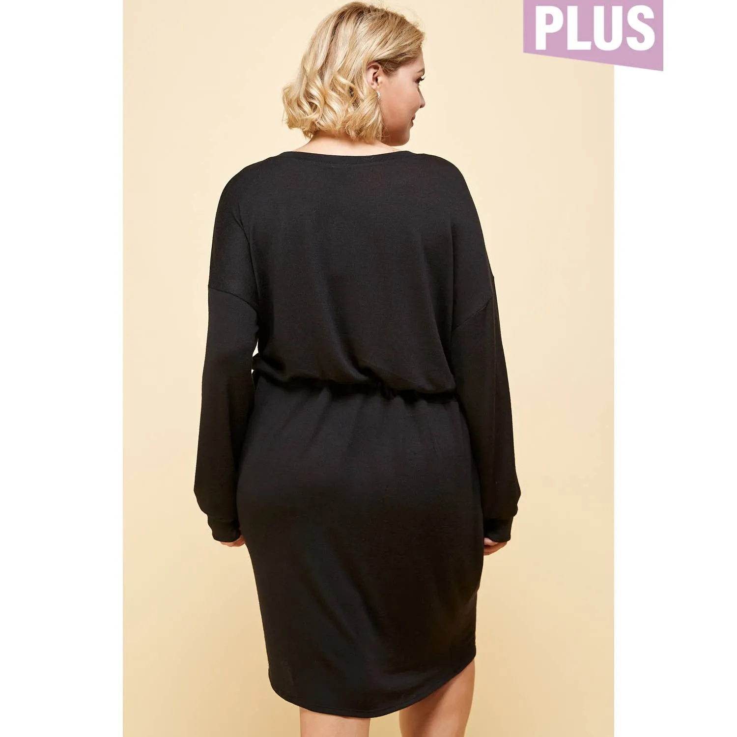 Kim Knit Dress - Plus Size- FINAL SALE ITEM