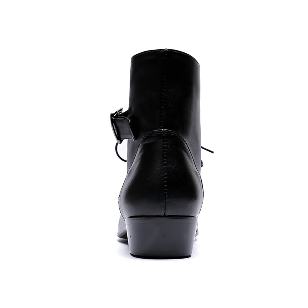 Lace up Pointed Men Boots