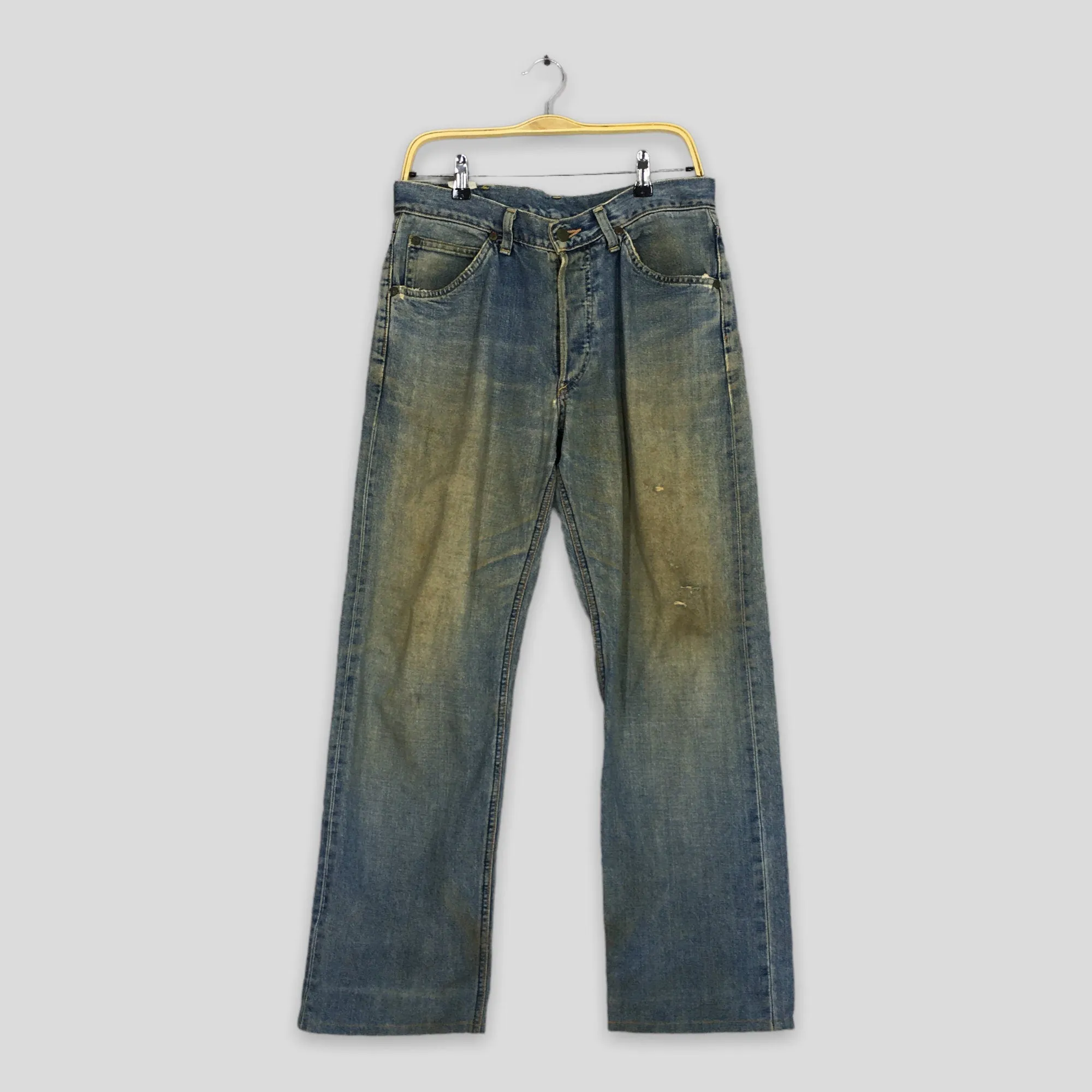 Lee Riders Faded Dirty Redline Jeans Size 31x29.5