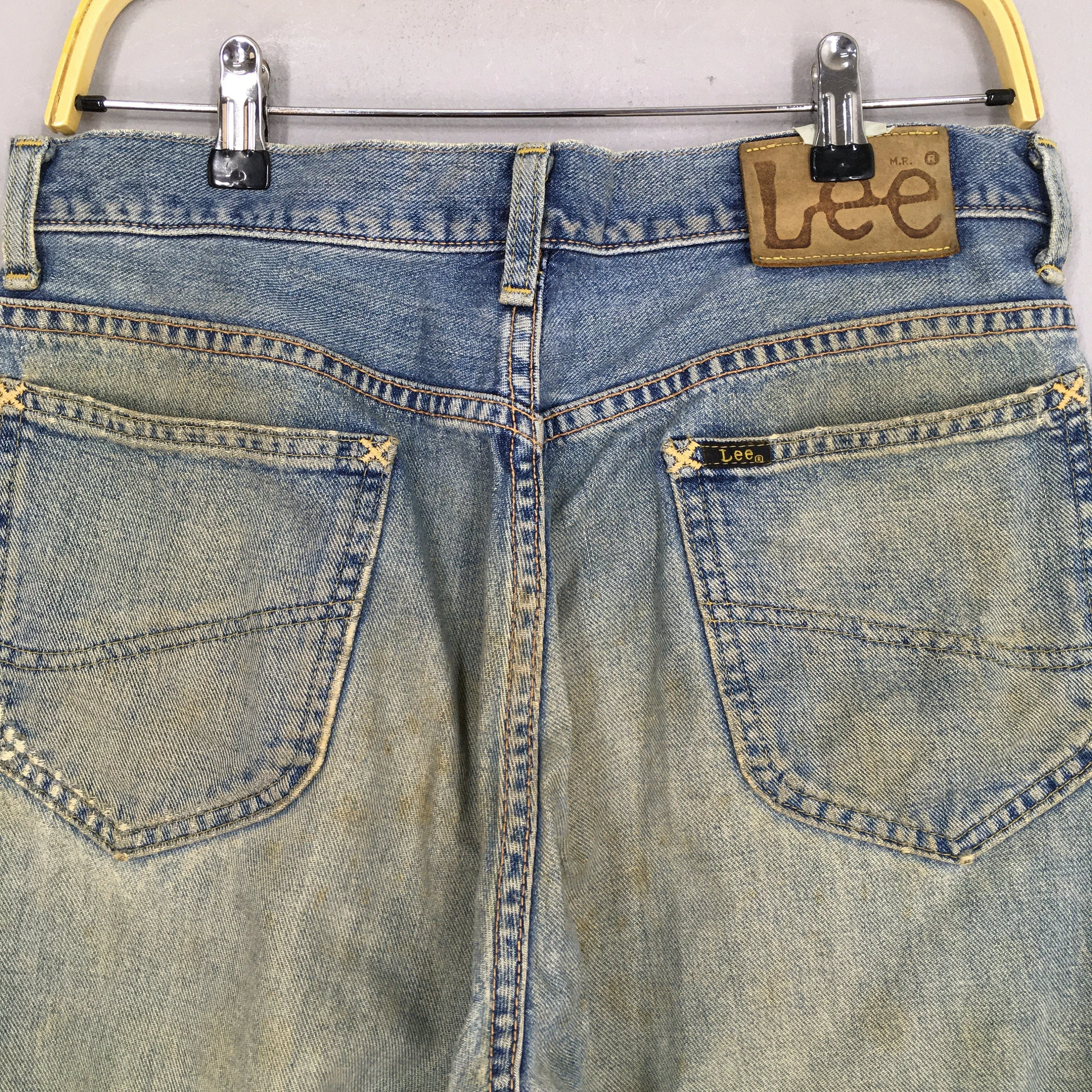 Lee Riders Faded Dirty Redline Jeans Size 31x29.5