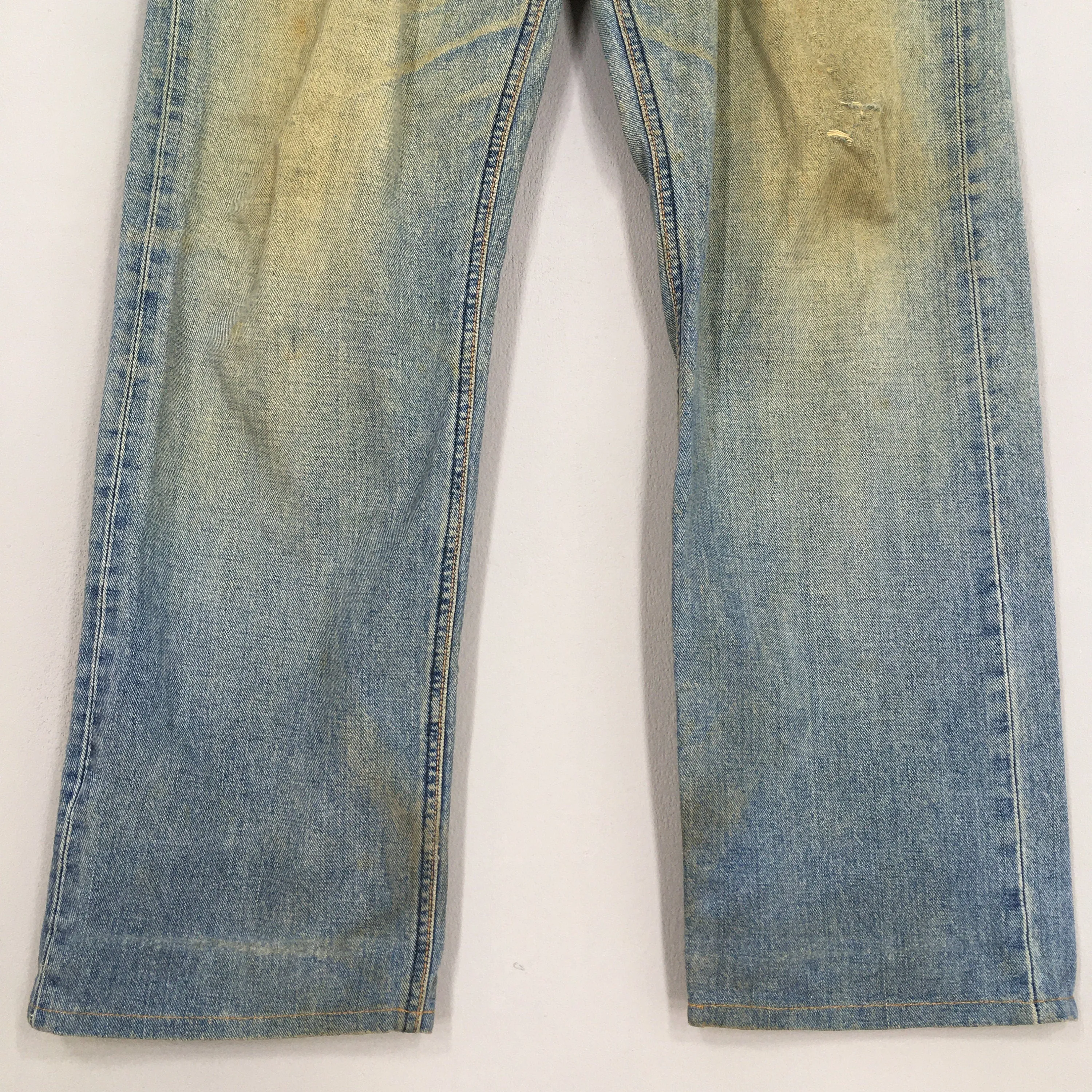 Lee Riders Faded Dirty Redline Jeans Size 31x29.5