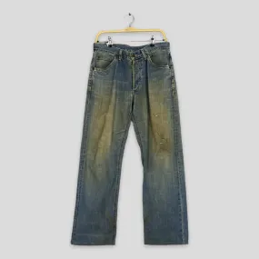 Lee Riders Faded Dirty Redline Jeans Size 31x29.5