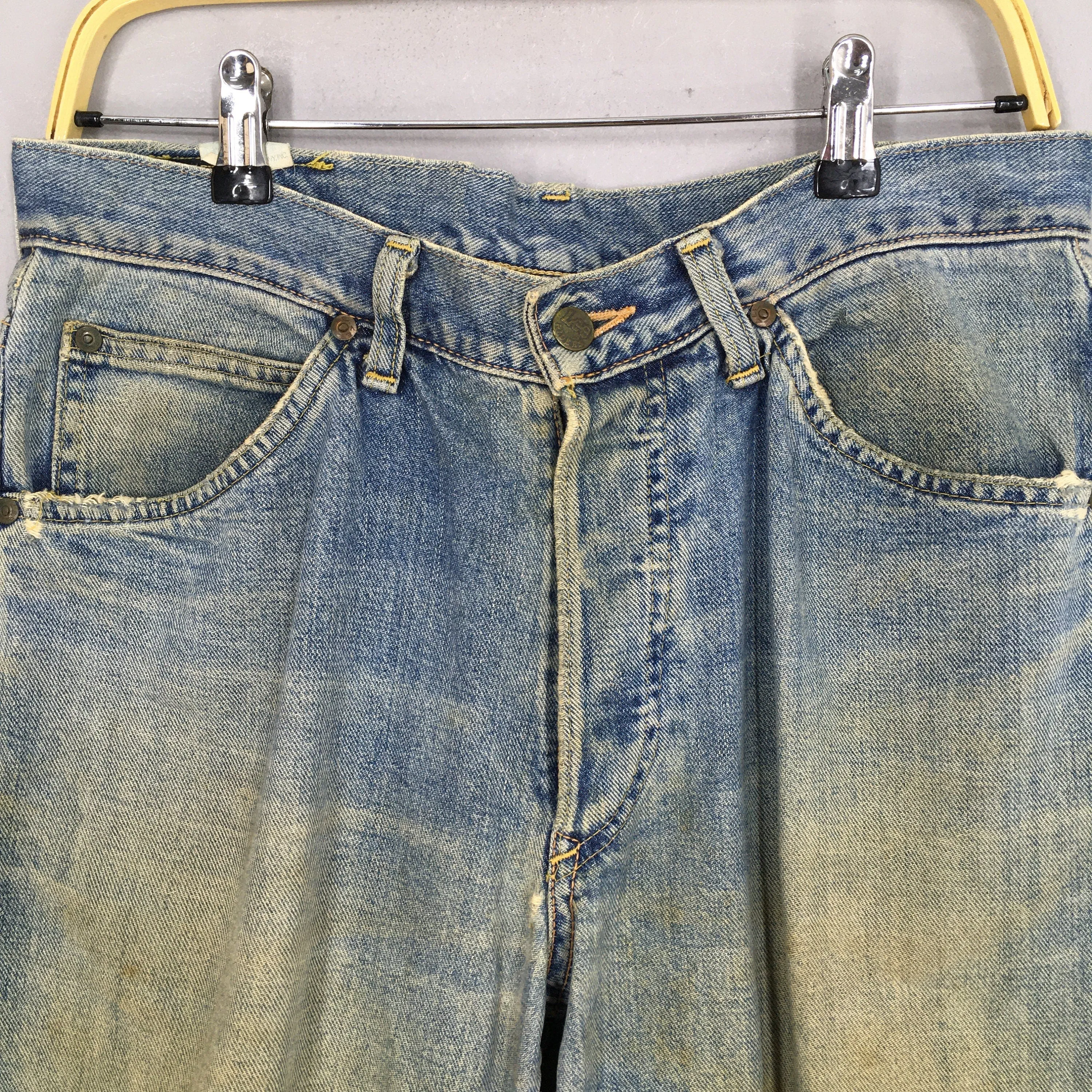 Lee Riders Faded Dirty Redline Jeans Size 31x29.5