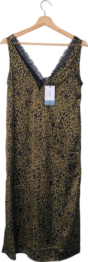 Lefties Leopard Print Slip Dress XS