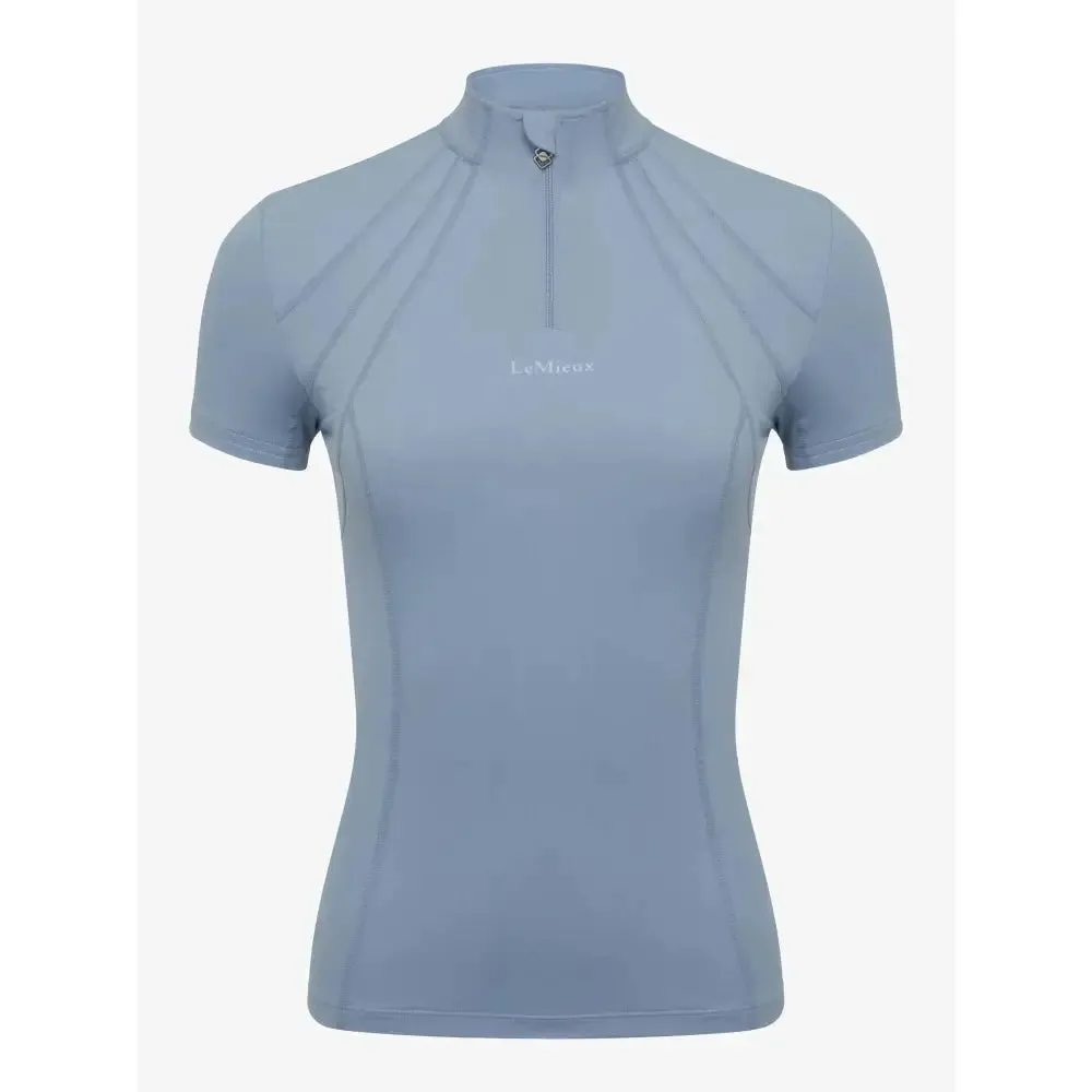 LeMieux Mia Mesh Short Sleeve Base Layer Denim