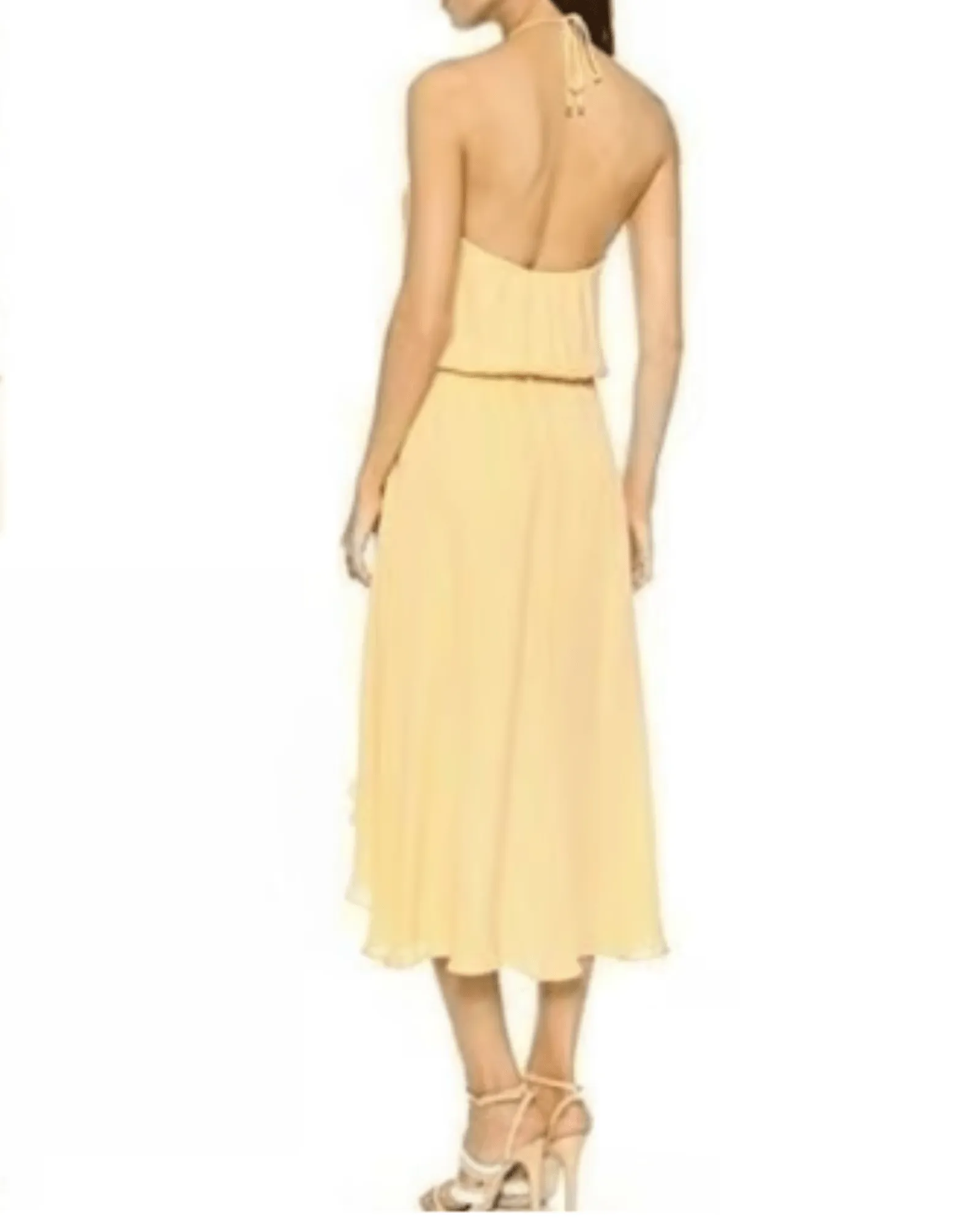 Lemon Drop Yellow Wrap Dress