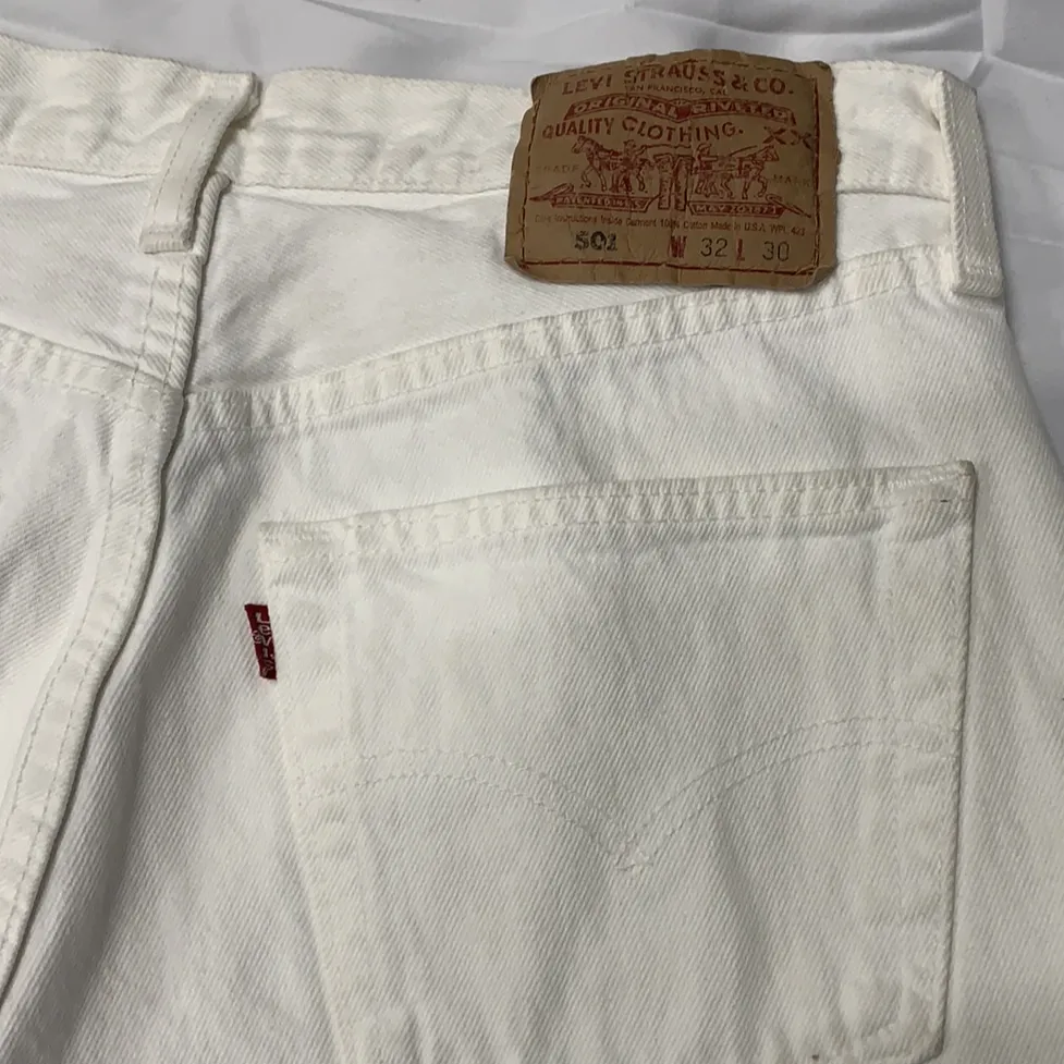 Levi's Vintage 501 White Denim Jeans - W32