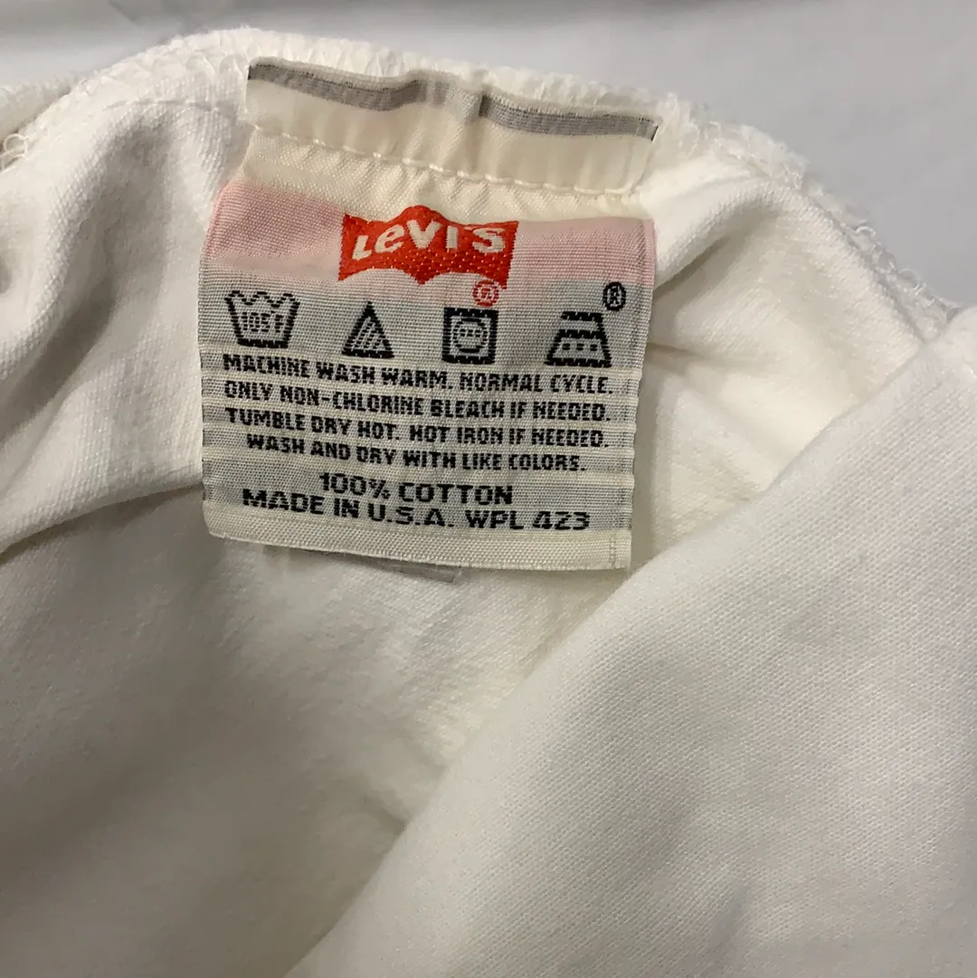 Levi's Vintage 501 White Denim Jeans - W32