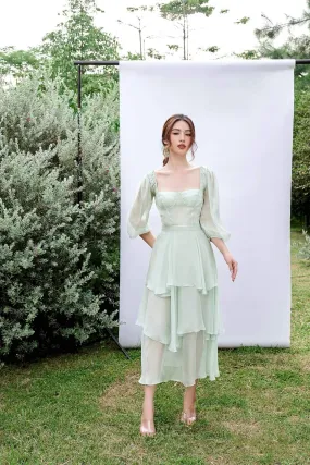 Lily Sweetheart Layered Dress