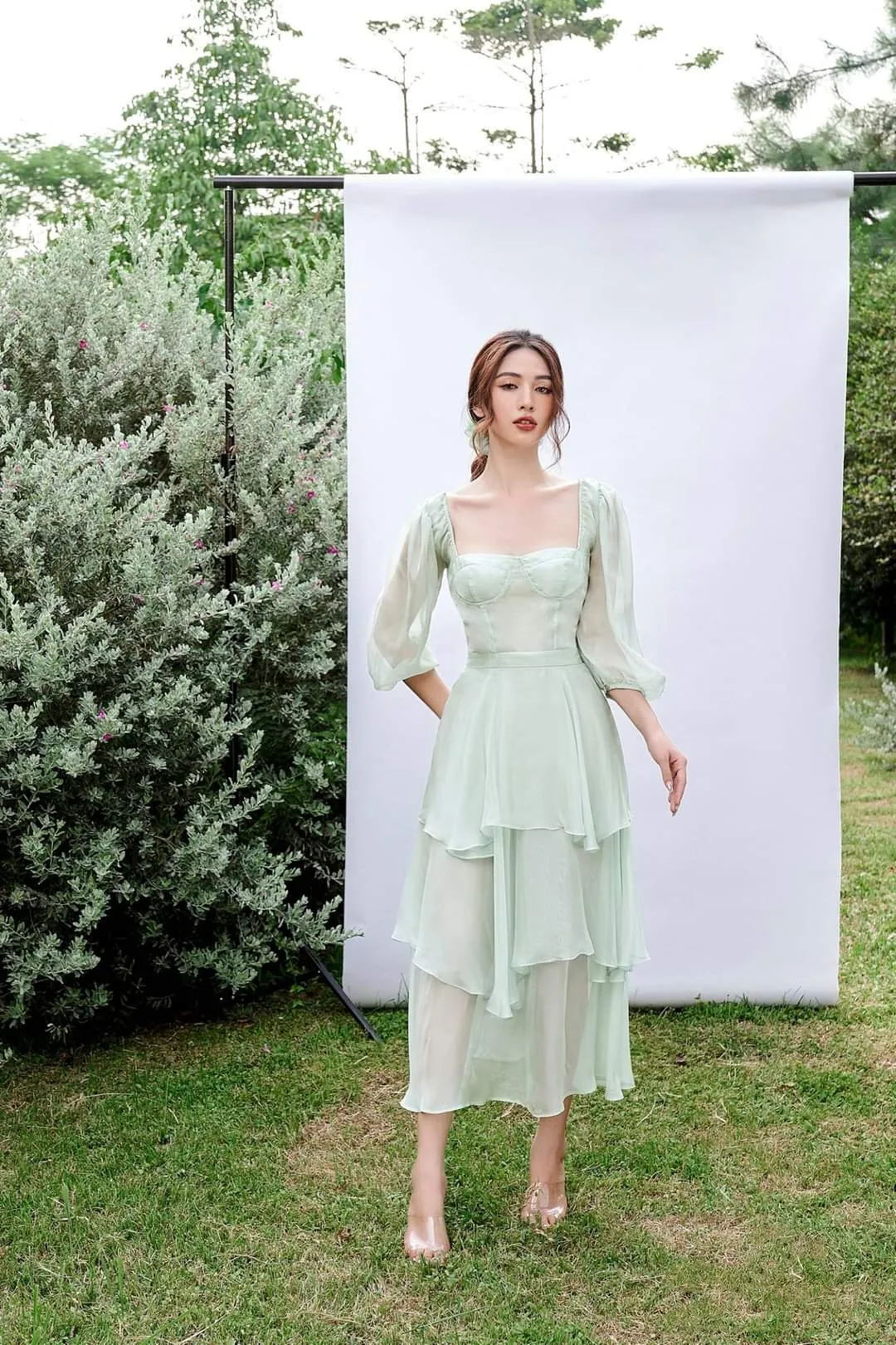 Lily Sweetheart Layered Dress