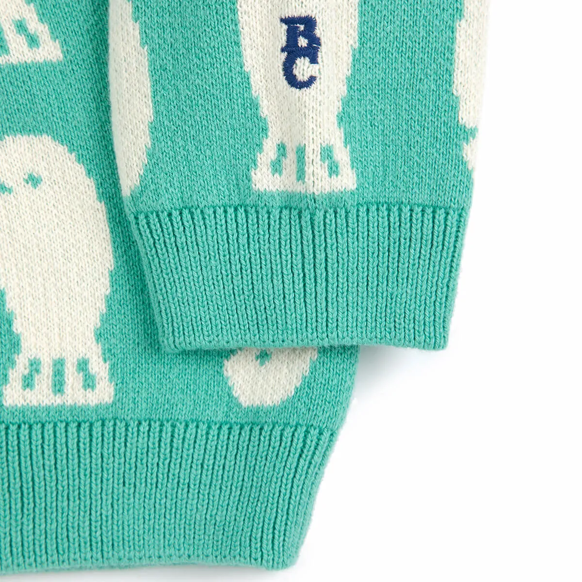 Lucky Fish Jacquard Baby Jumper by Bobo Choses