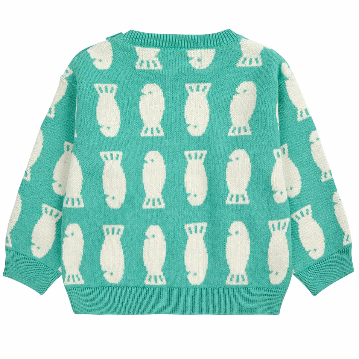 Lucky Fish Jacquard Baby Jumper by Bobo Choses