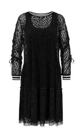 Marc Cain Sports Stunning Devore Dress PS 21.21 J35