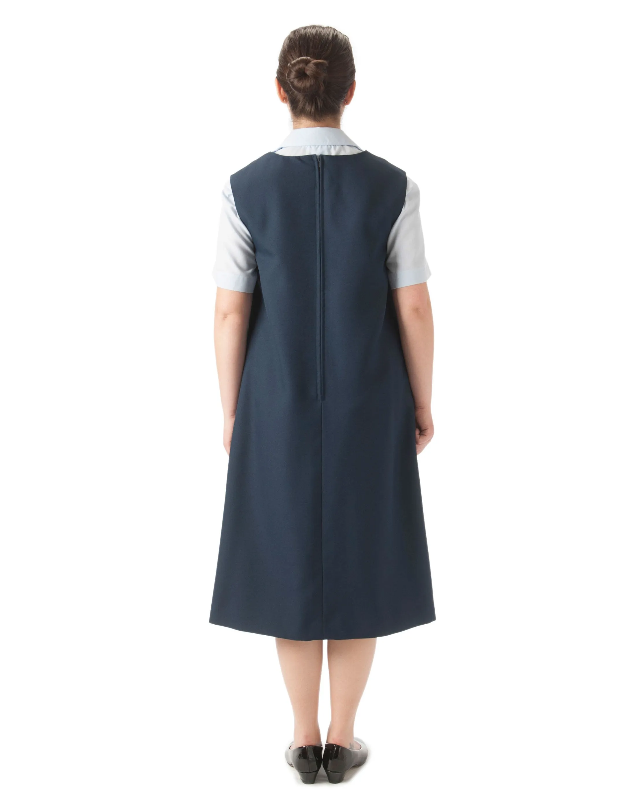 Maternity Service Dress Blue Jumper