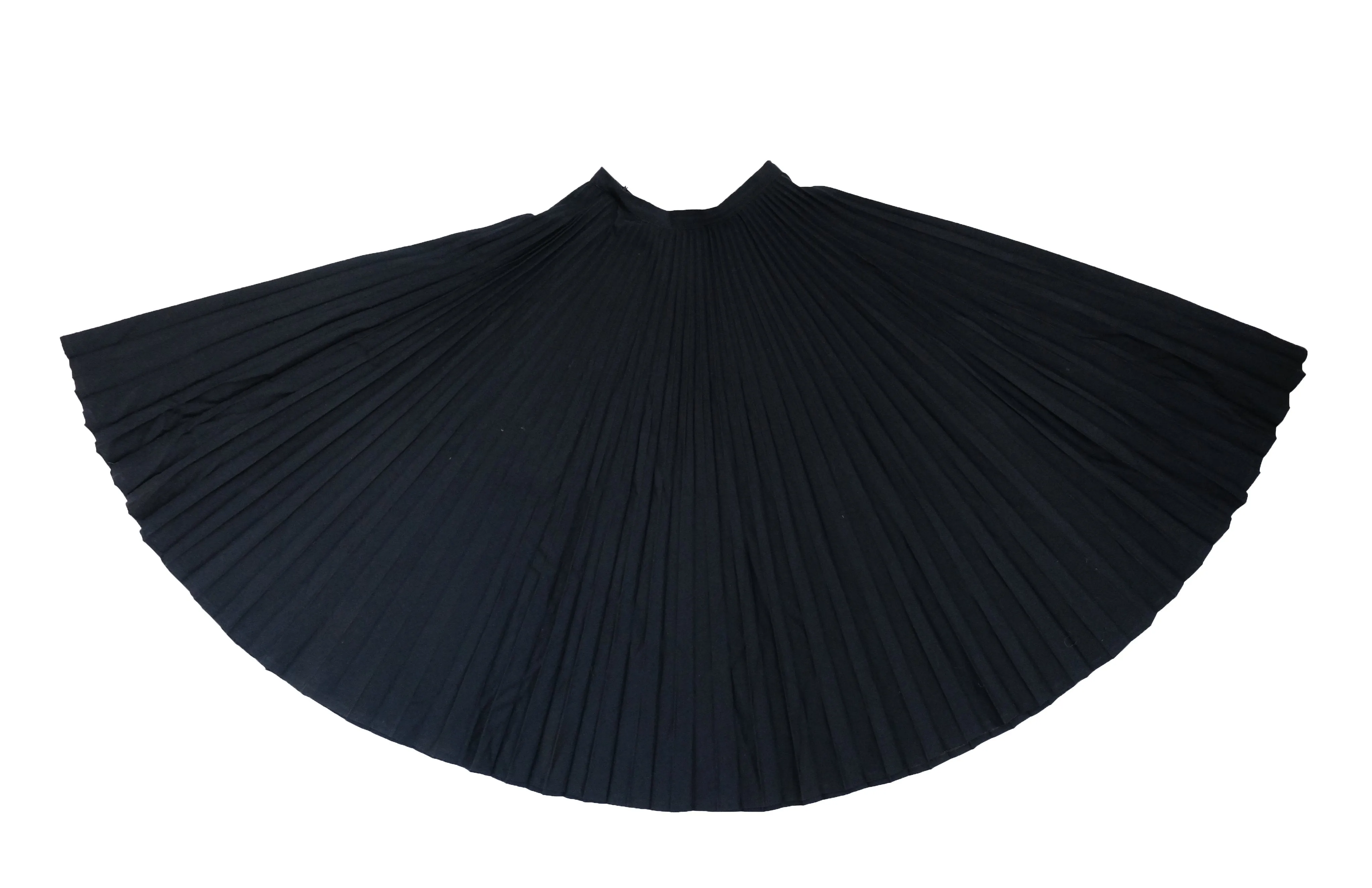 Maxwelle Originals of Mayfair Vintage  Sunray Pleated Wool Skirt, UK10-12
