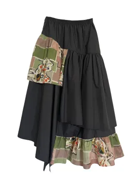 Meisen Layered Skirt Green Tea