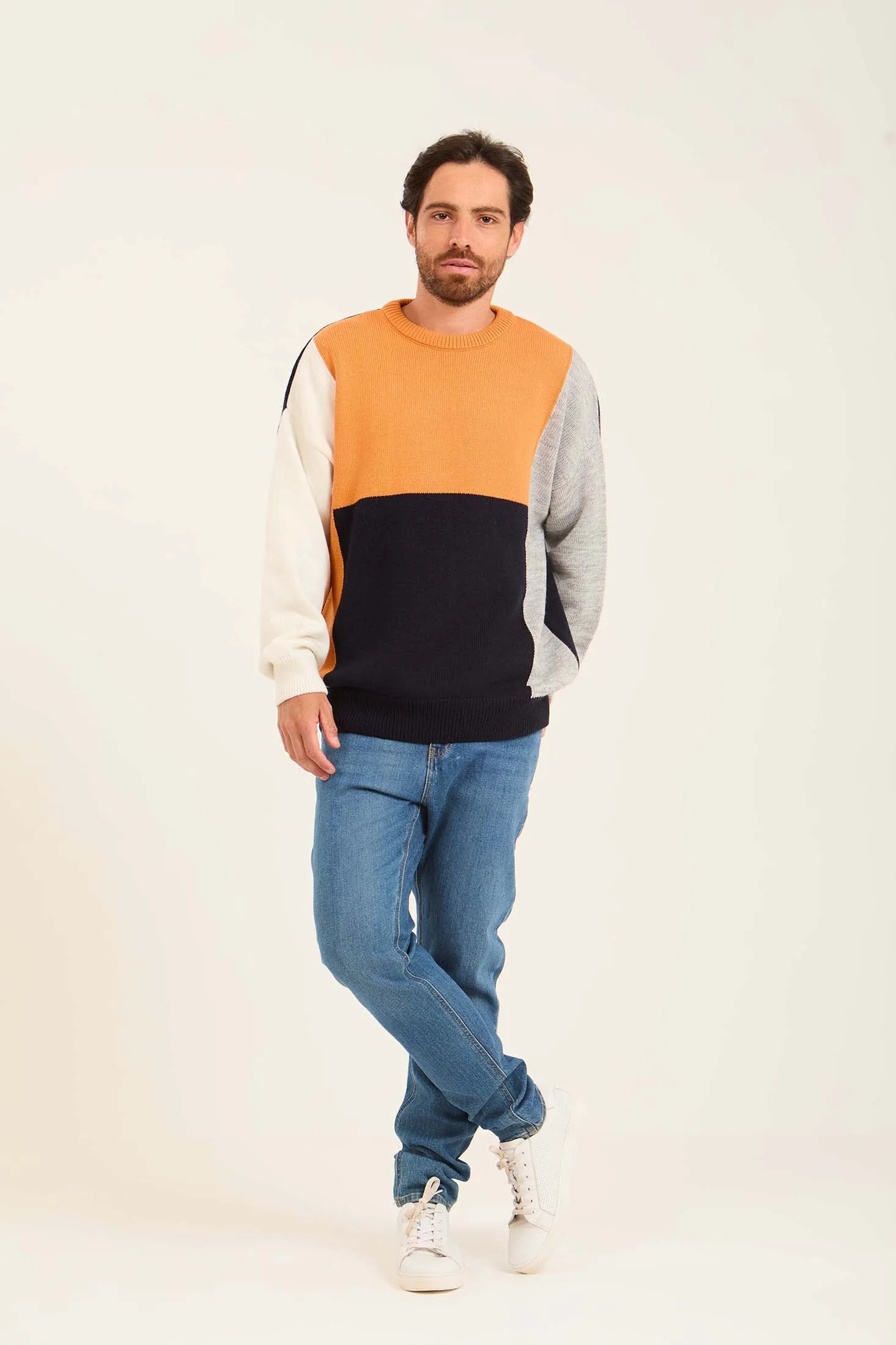 Men Pullover  Blocks Multicolor