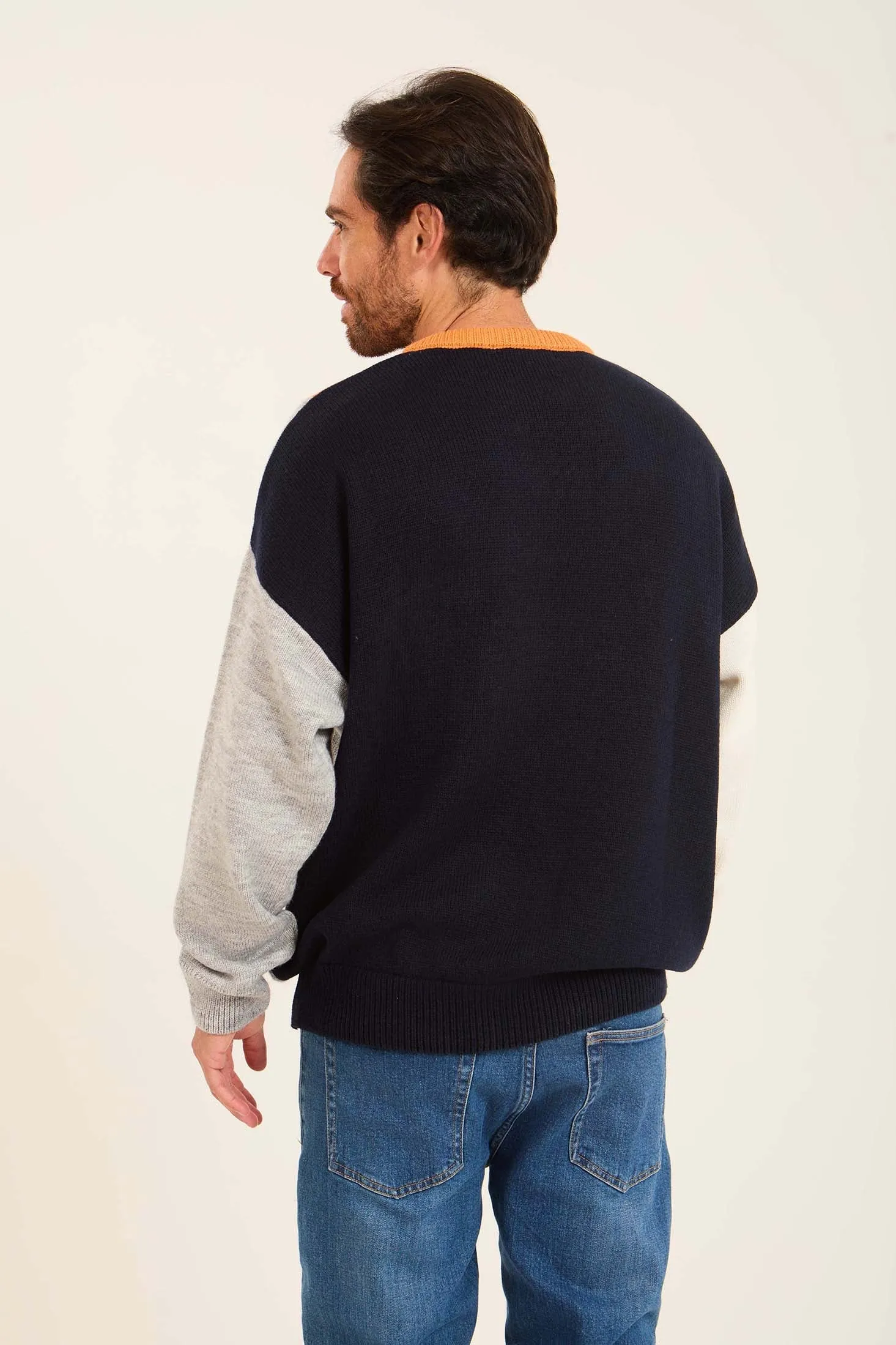 Men Pullover  Blocks Multicolor