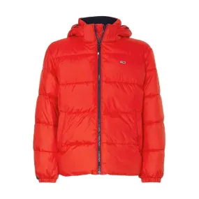 Men's Red Cherry Hilfiger Puff Coat Tommy Hilfiger Jeans