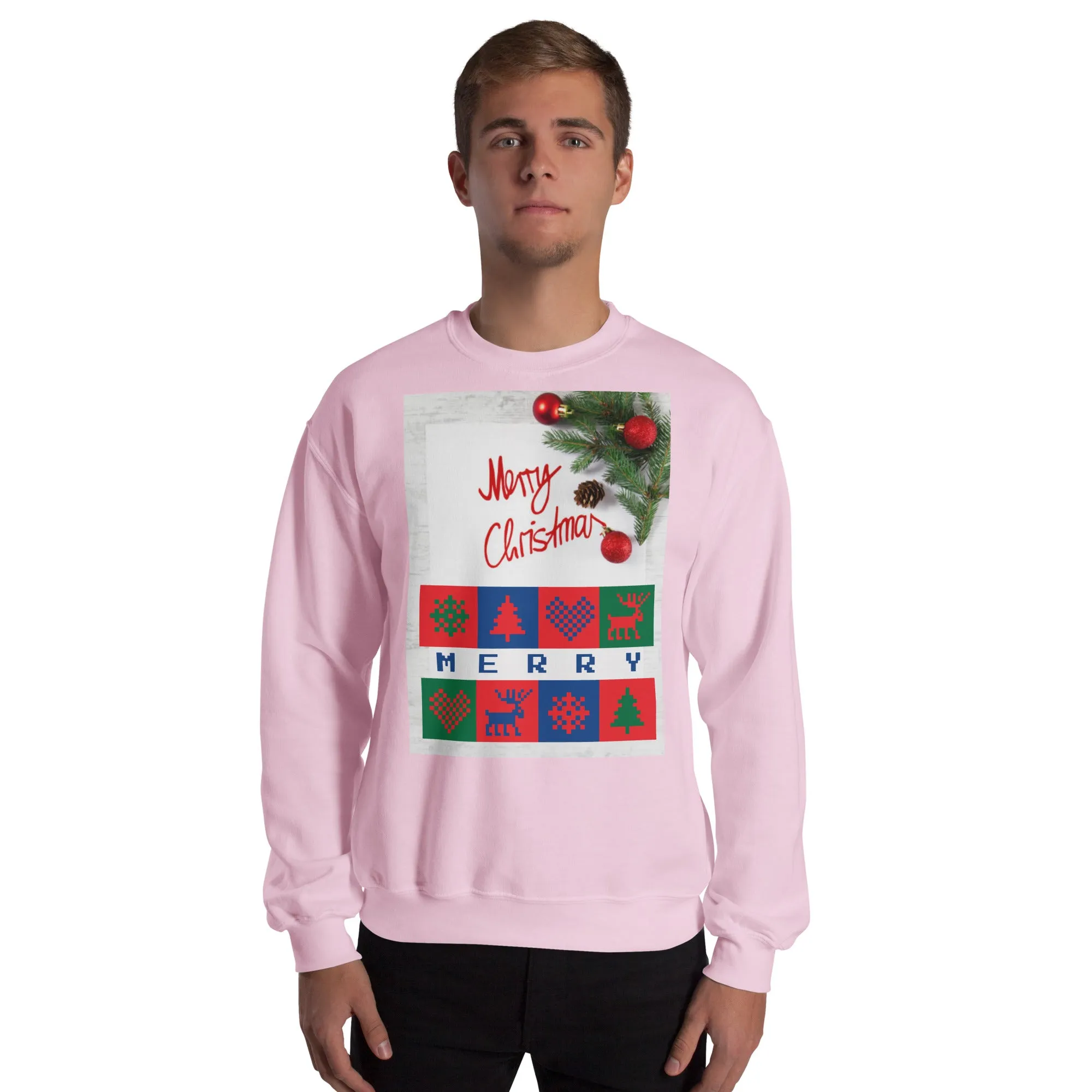 Merry Christmas Sweatshirt (Glamourange Christmas Sweatshirt Men)