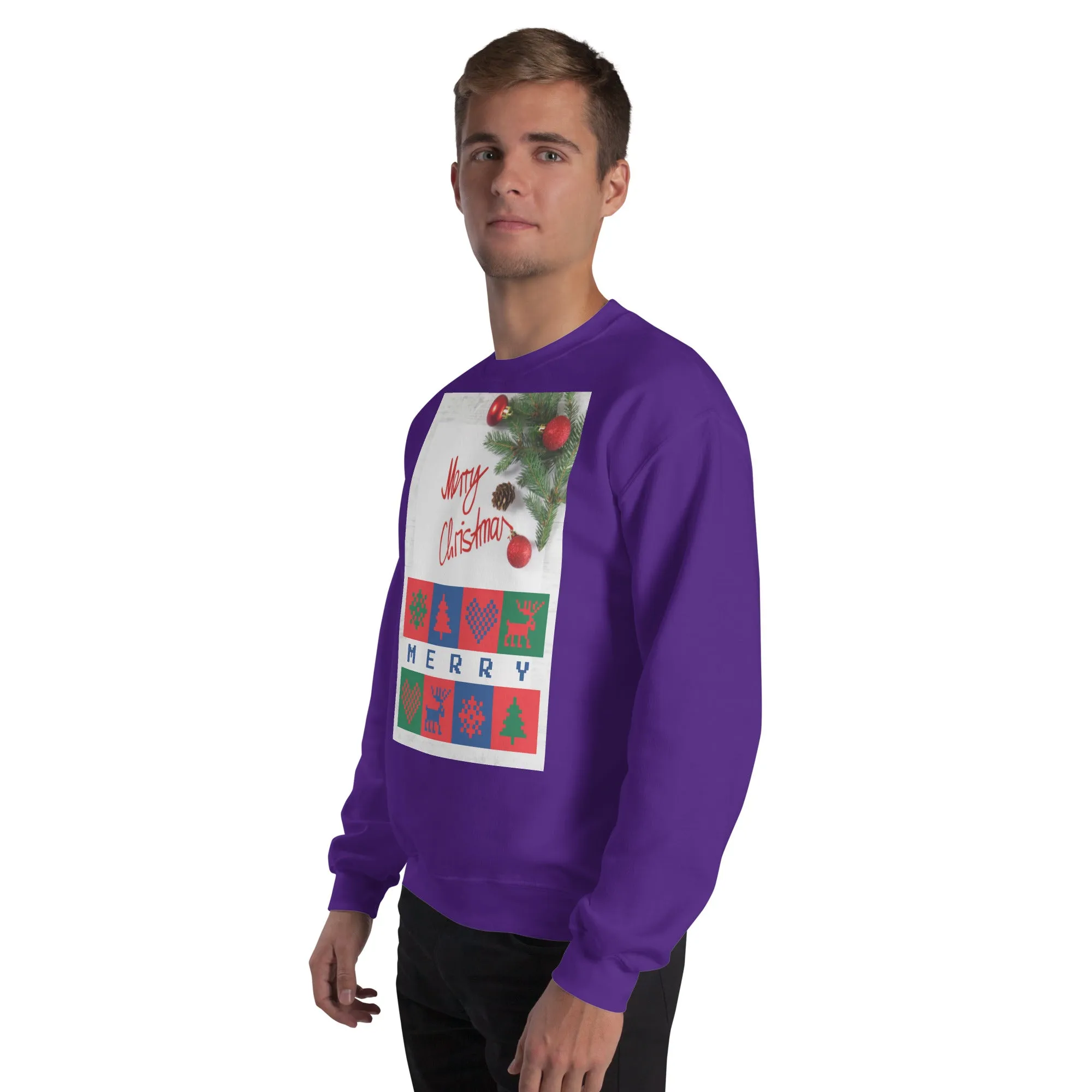 Merry Christmas Sweatshirt (Glamourange Christmas Sweatshirt Men)