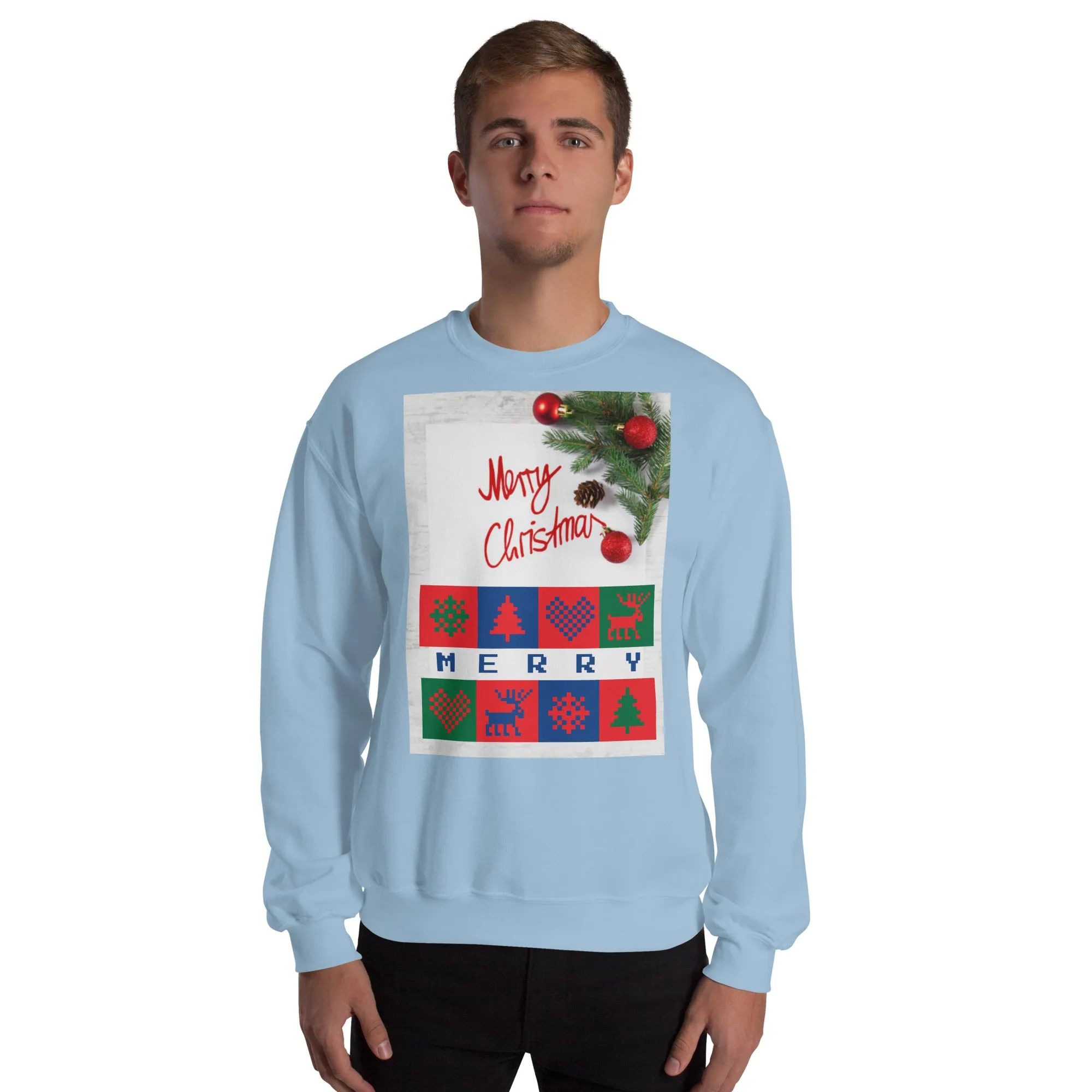 Merry Christmas Sweatshirt (Glamourange Christmas Sweatshirt Men)